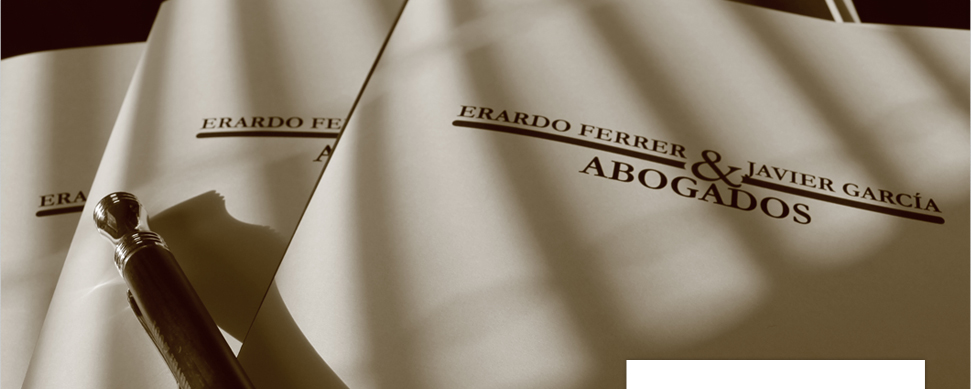 papeler&iacute;a del despacho de abogados